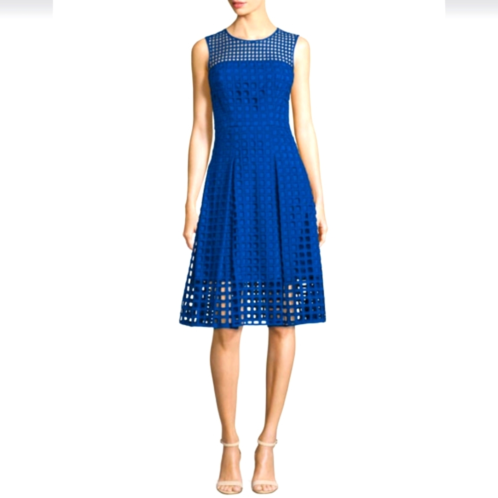 Milly Cotton Eyelet Dres Sz 10
